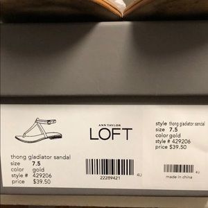 AT Loft Sandals Listing for Knotcommon
